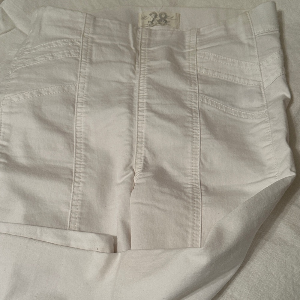 We The Free White High-rise Pant